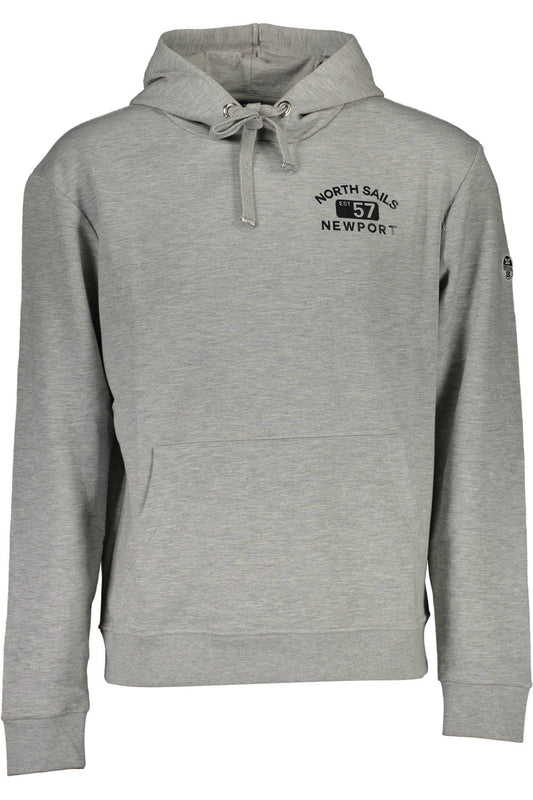 Gray Cotton Men Sweater