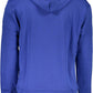 Blue Cotton Men Sweater