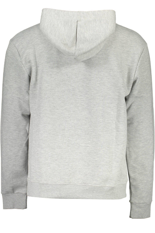 Gray Cotton Men Sweater