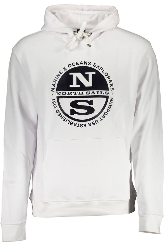 White Cotton Men Sweater