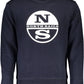 Blue Cotton Men Sweater