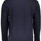 Blue Cotton Men Sweater