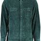 Green Cotton Men Shirt