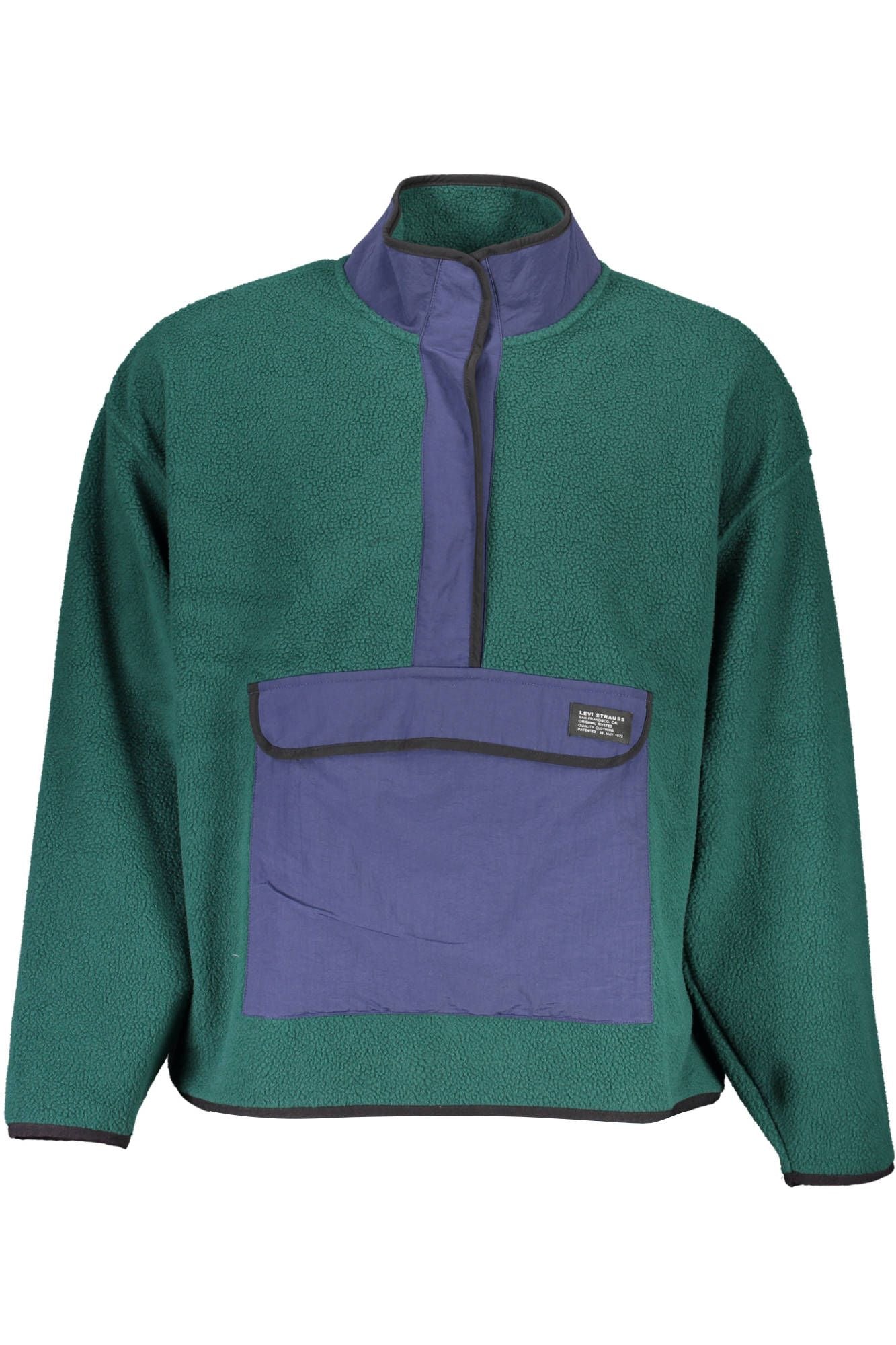 Green Polyester Men Sweater