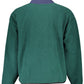 Green Polyester Men Sweater