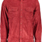 Red Cotton Men Shirt