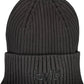 Black Cotton Men Cap