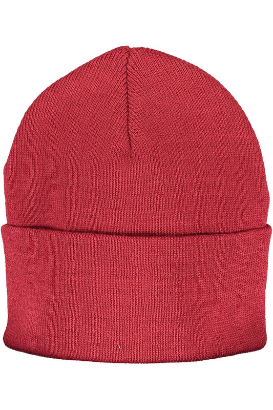 Red Acrylic Men Cap