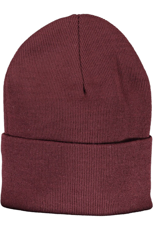 Red Acrylic Men Cap
