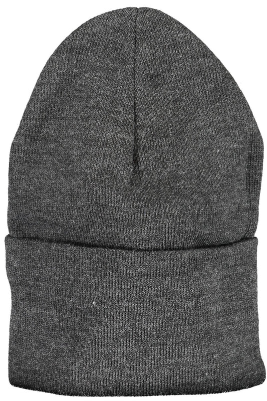 Gray Acrylic Men Cap