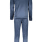 Blue Polyester Men Sweater