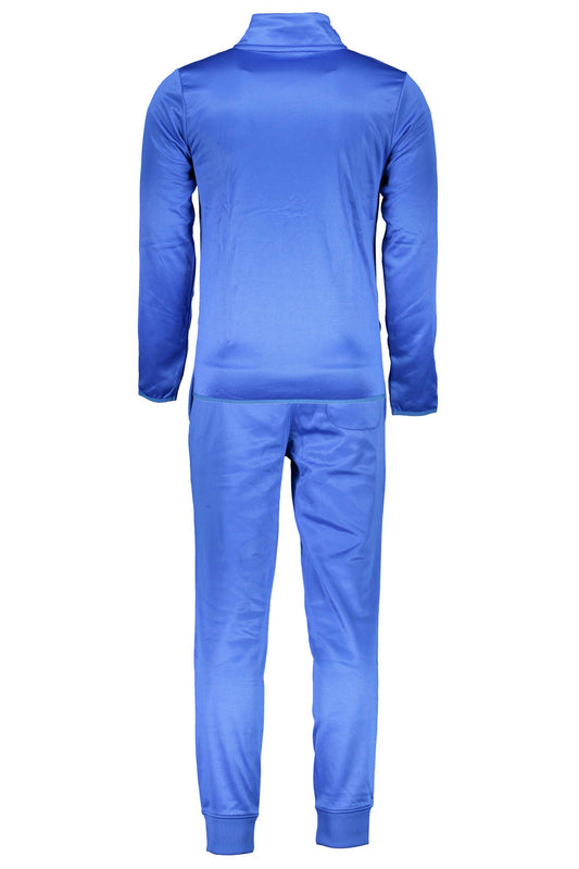 Blue Polyester Men Sweater
