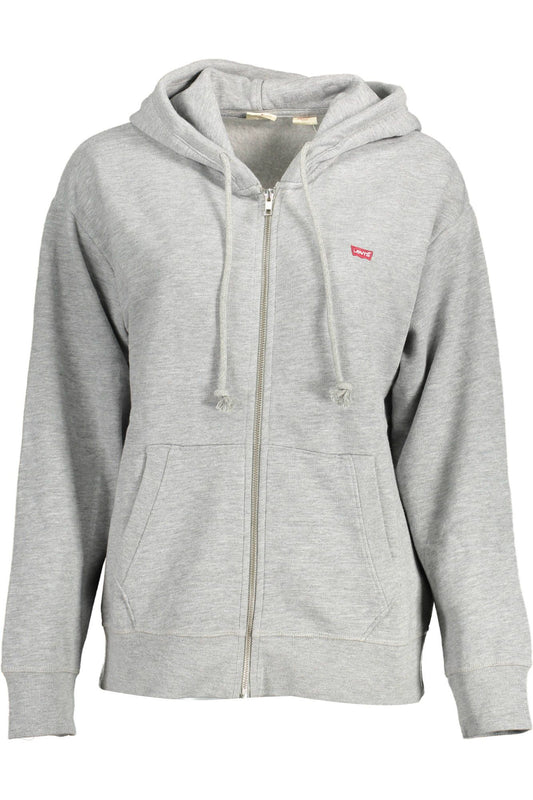 Gray Cotton Women Sweater