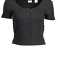 Black Cotton Women Top