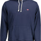 Blue Cotton Men Sweater