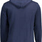 Blue Cotton Men Sweater