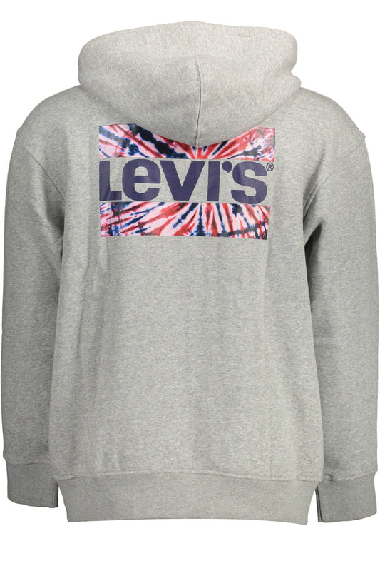 Gray Cotton Men Sweater