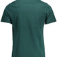 Green Cotton Men T-Shirt