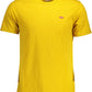 Yellow Cotton Men T-Shirt