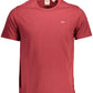 Red Cotton Men T-Shirt