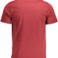 Red Cotton Men T-Shirt