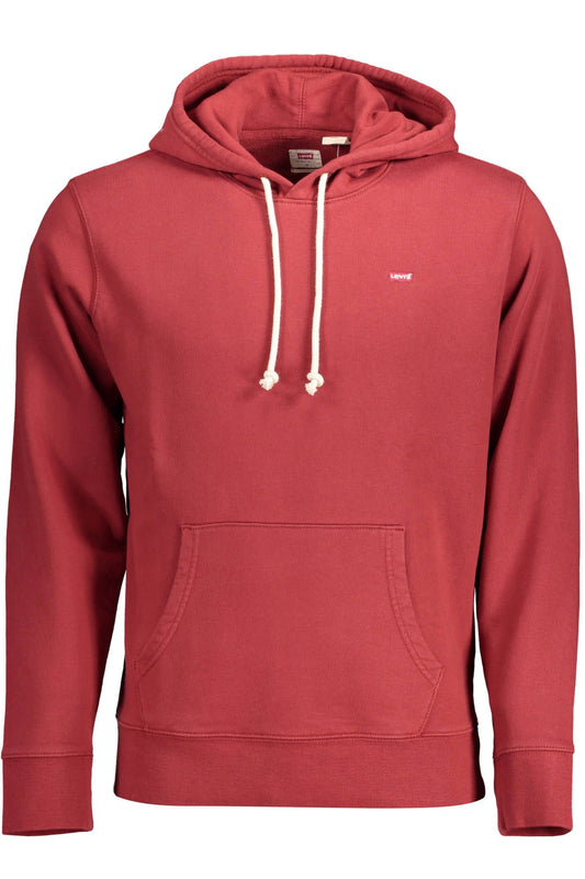 Red Cotton Men Sweater