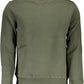 Green Cotton Men Sweater