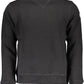 Black Cotton Men Sweater