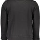Black Cotton Men Sweater