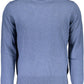 Blue Cotton Men Sweater