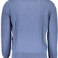 Blue Cotton Men Sweater