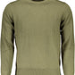 Green Cotton Men Shirt