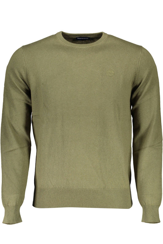 Green Cotton Men Shirt