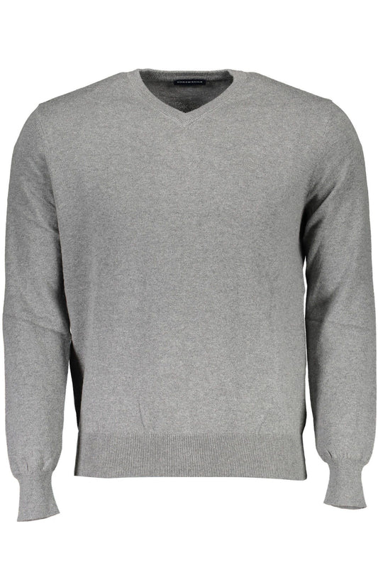 Gray Cotton Men Shirt
