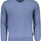 Blue Cotton Men Shirt
