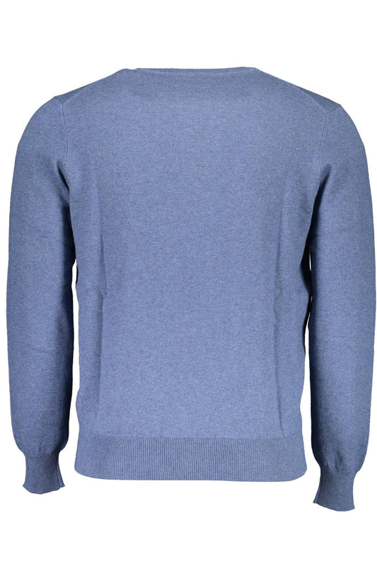Blue Cotton Men Shirt