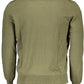 Green Cotton Men Shirt