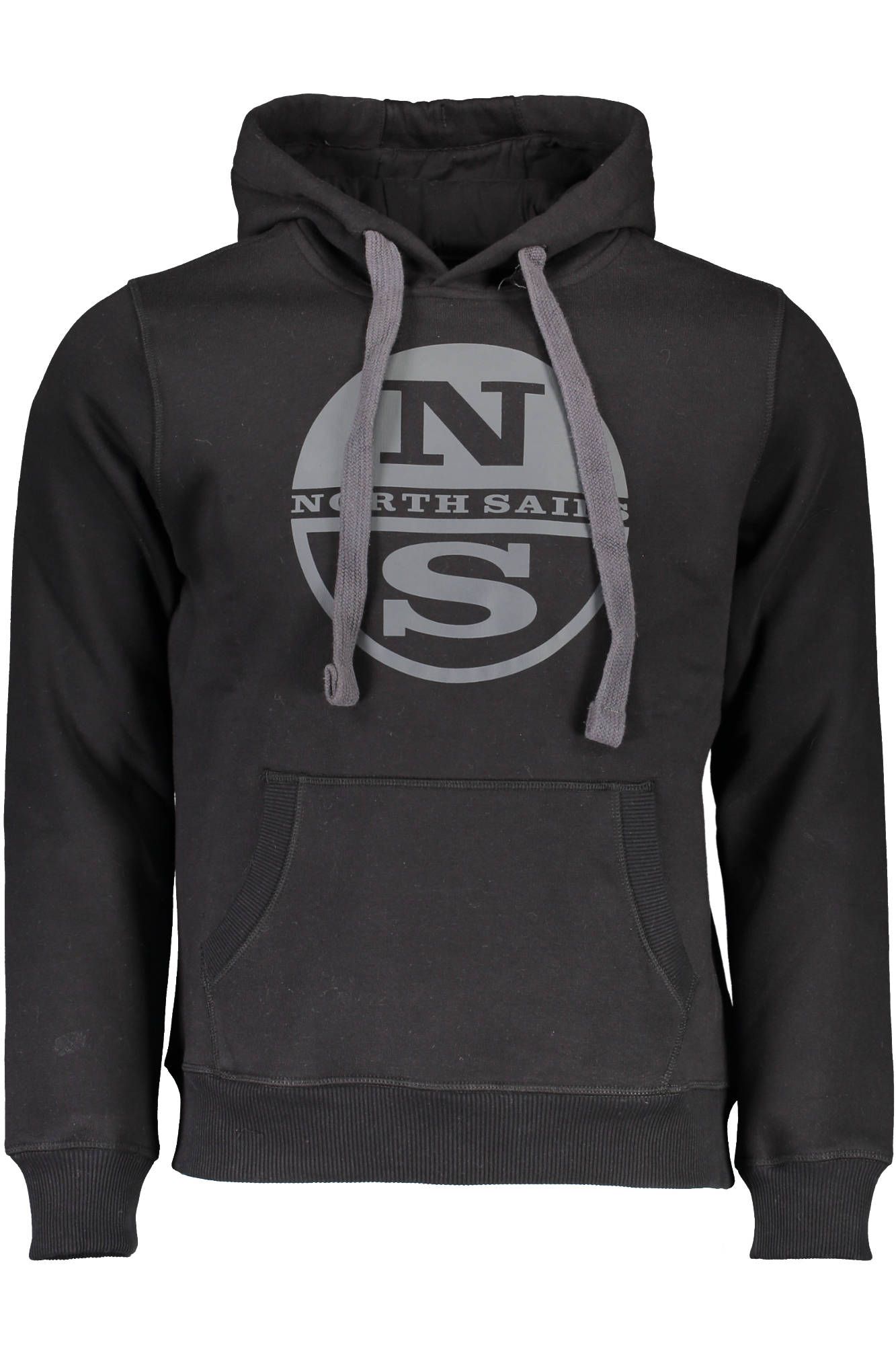 Black Cotton Men's Sweater