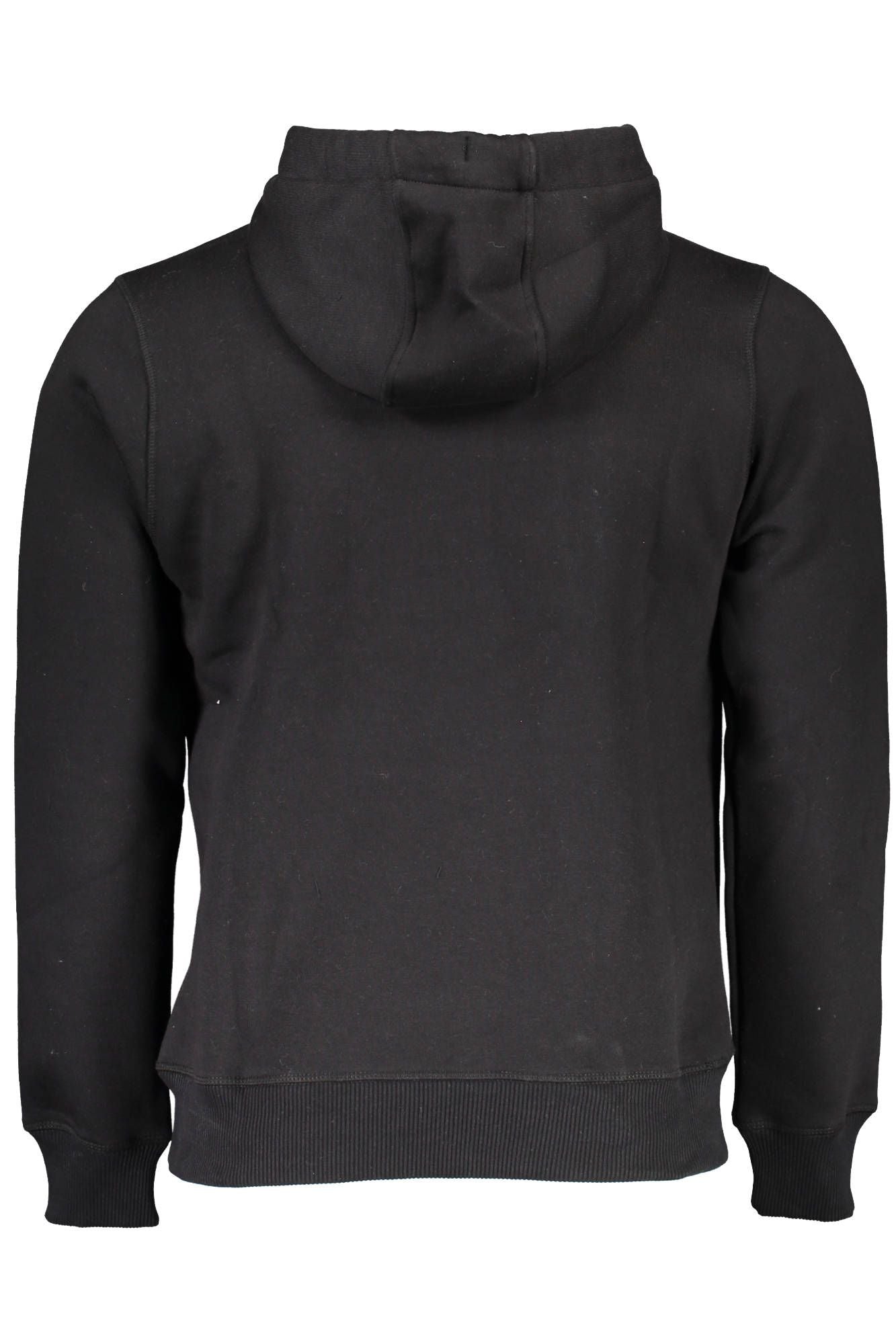 Black Cotton Men's Sweater