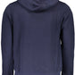 Blue Cotton Men Sweater