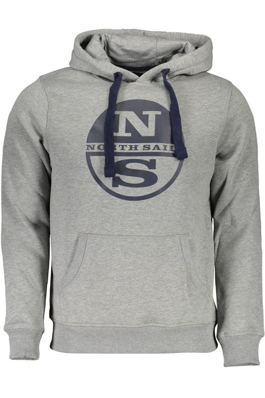Gray Cotton Men Sweater