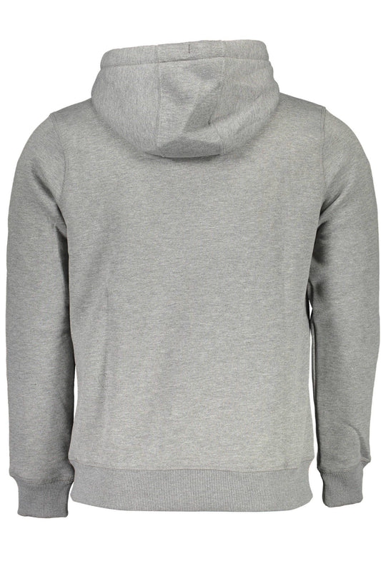 Gray Cotton Men Sweater