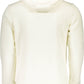 White Cotton Men's Sweater