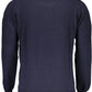 Blue Polyamide Men Sweater