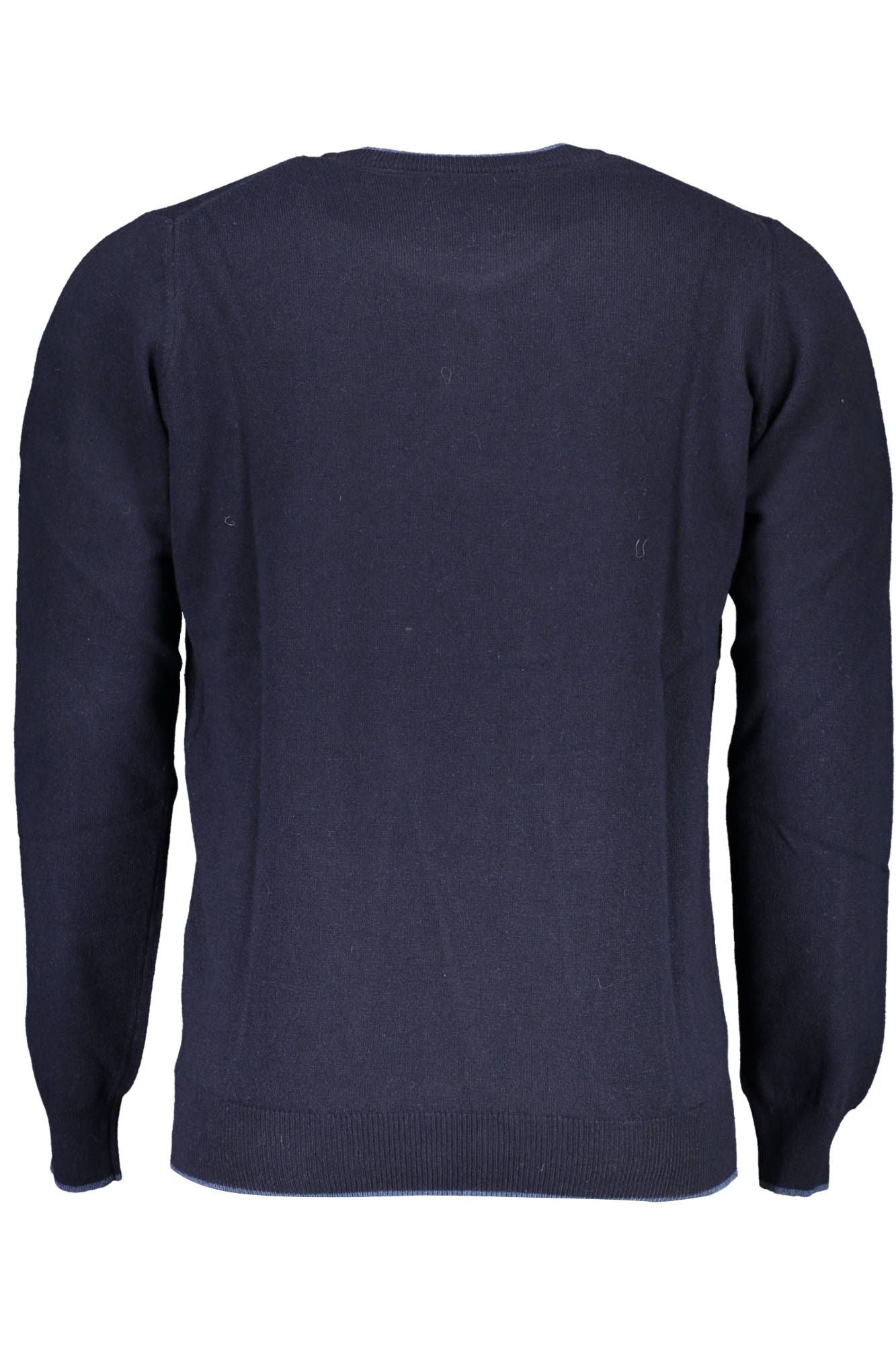 Blue Polyamide Men Sweater