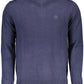 Blue Cotton Men Shirt