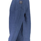 Blue Cotton Men Sweater