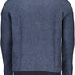 Blue Wool Men Sweater
