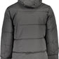 Black Polyester Men Jacket