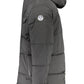 Black Polyester Men Jacket
